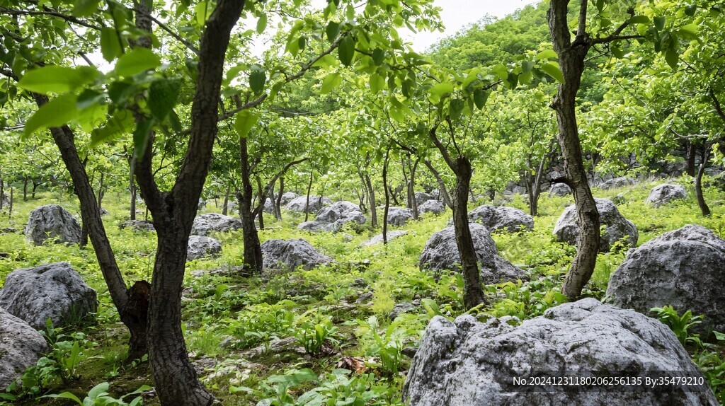 大山深处核桃林