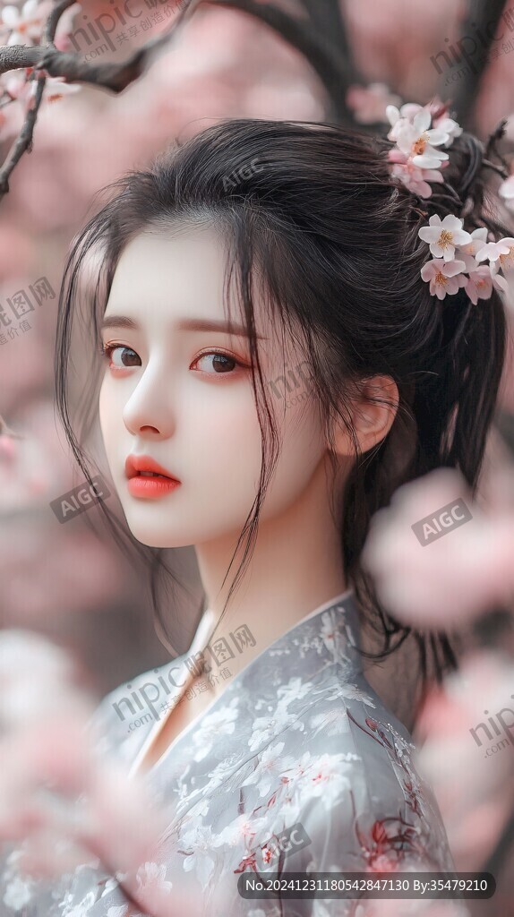 唯美花间美人