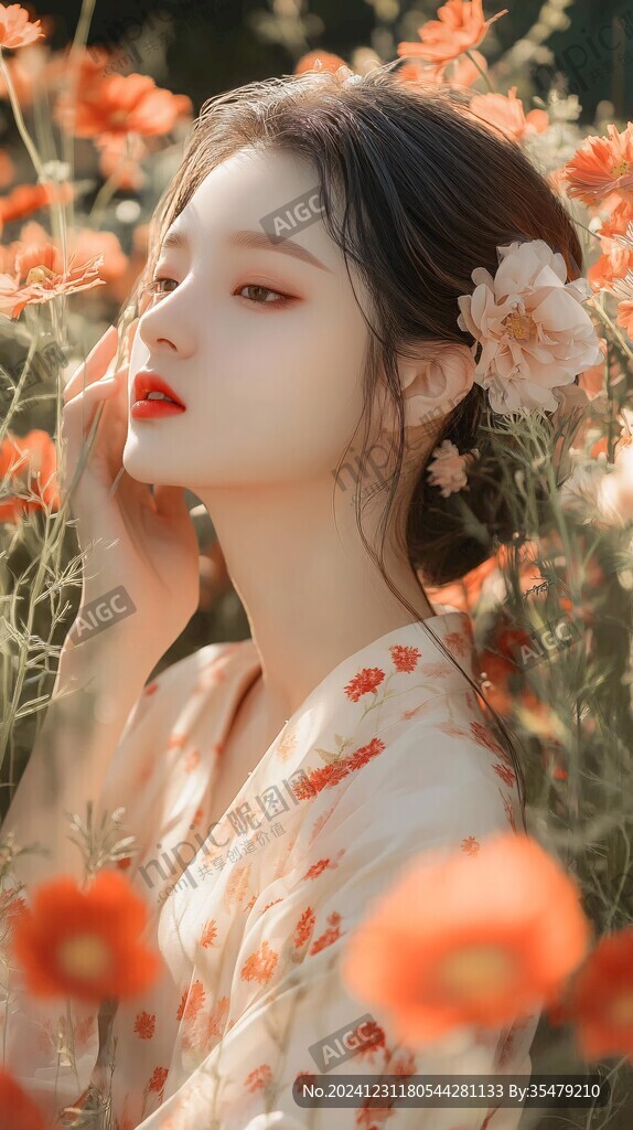 唯美花间美人