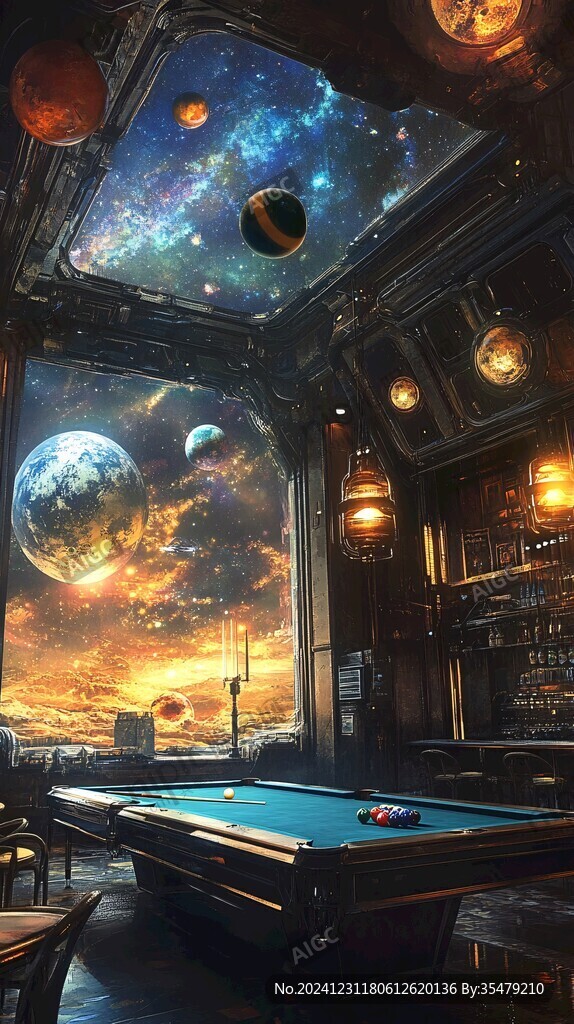 星球室内背景墙