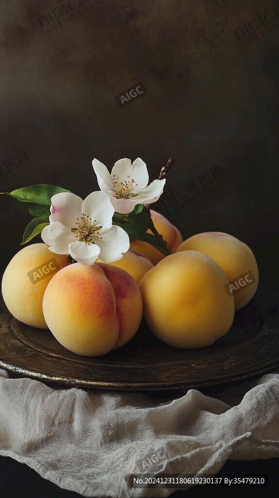 画意水蜜桃