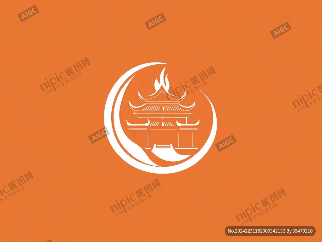 傣族建筑logo