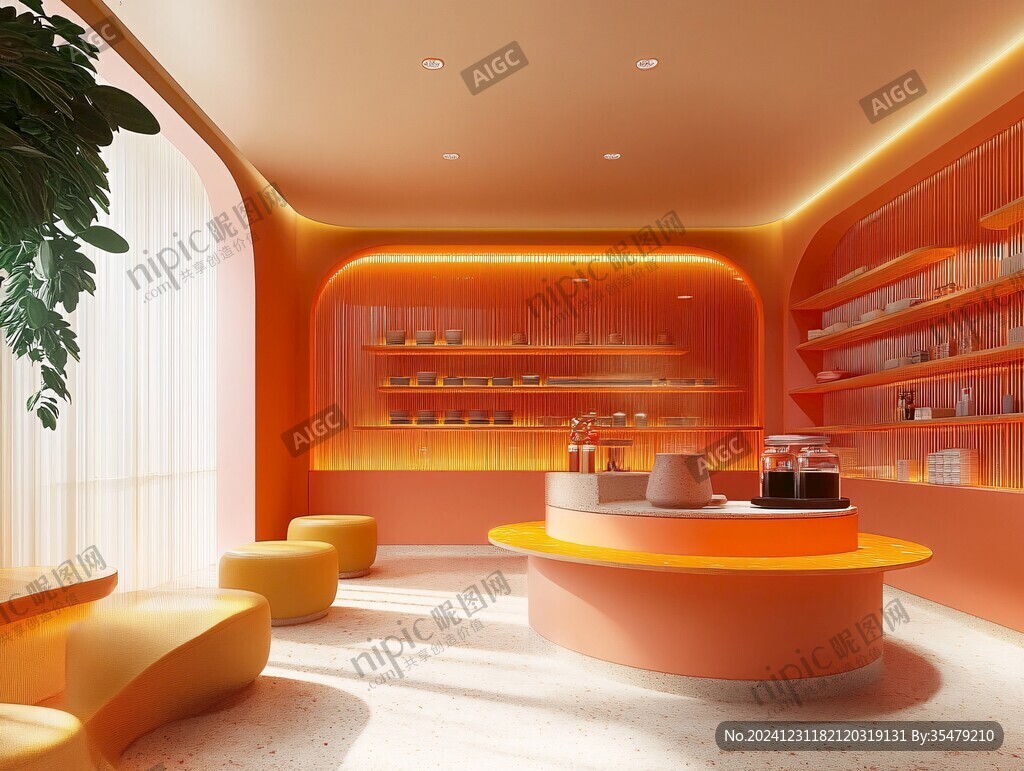 图书馆饮品店设计