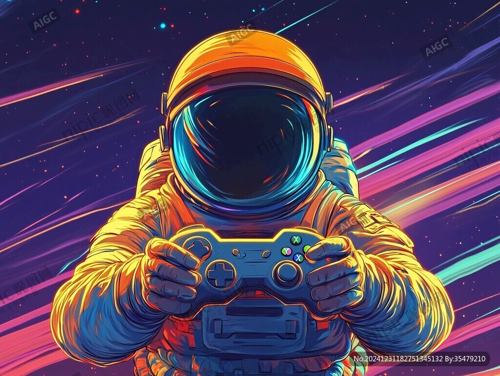宇航员插画