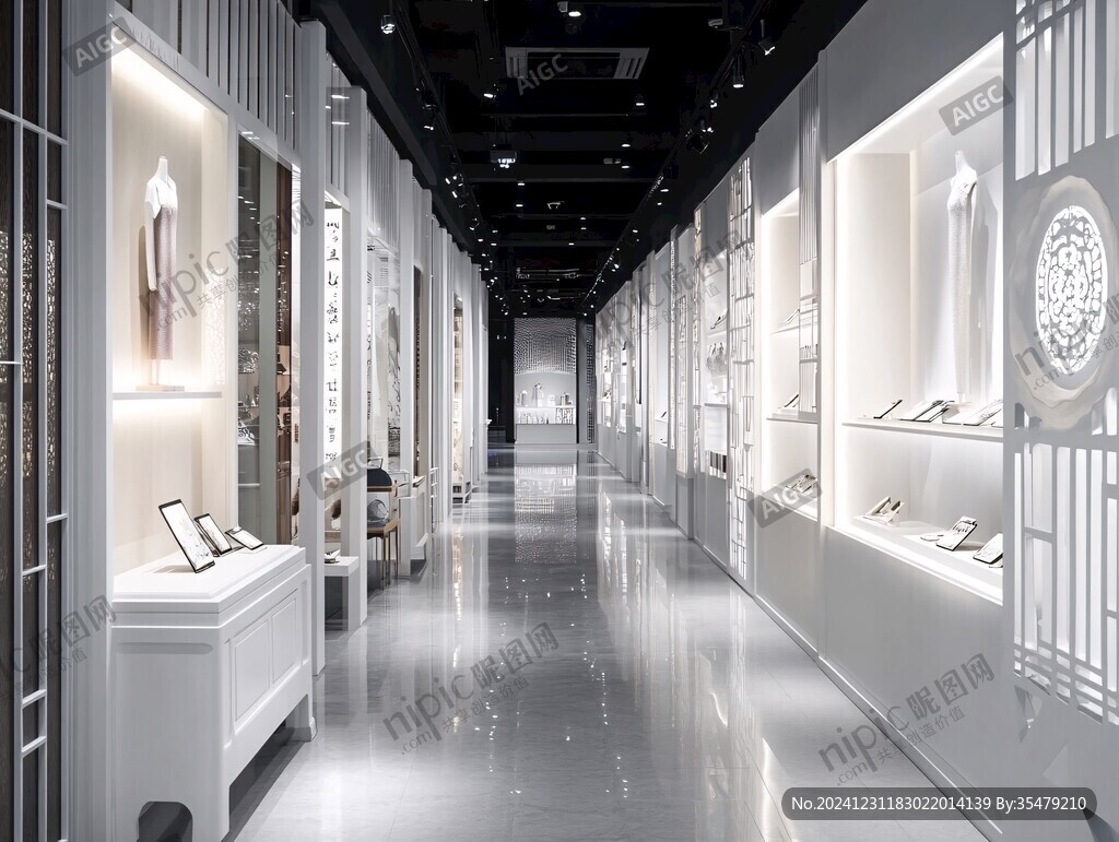 工艺品展厅效果图