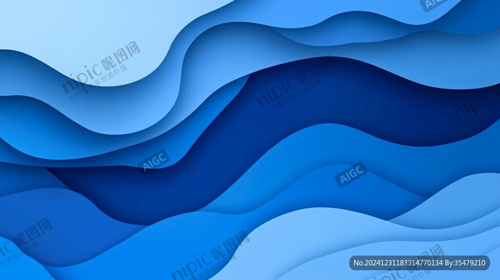 简洁大气拼色曲线纹理