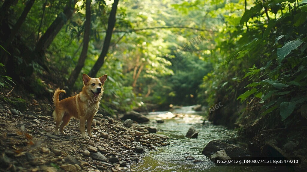 林间狗狗