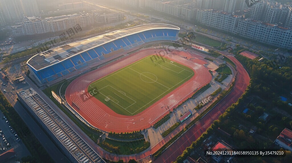 运动场鸟瞰图
