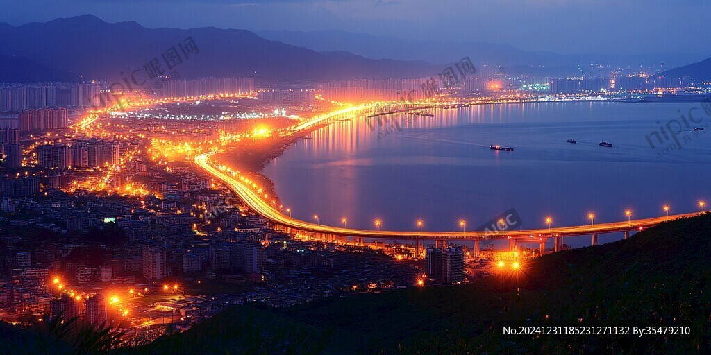 大鹏夜色