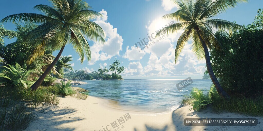 3d海滩