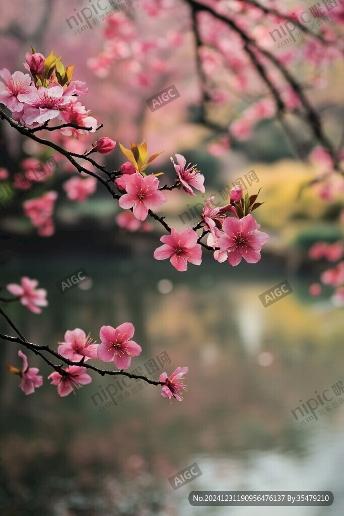 水境桃花