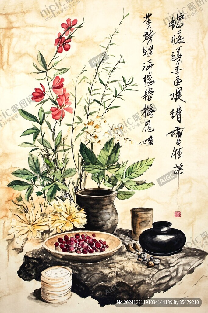 岁朝清供