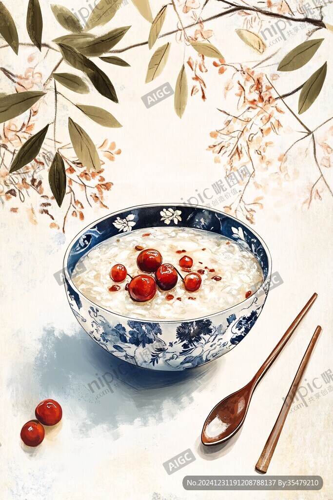 清补凉插画
