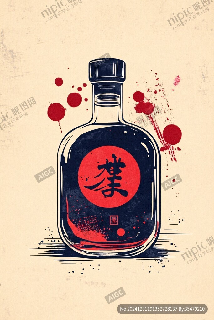 雄黄酒插画