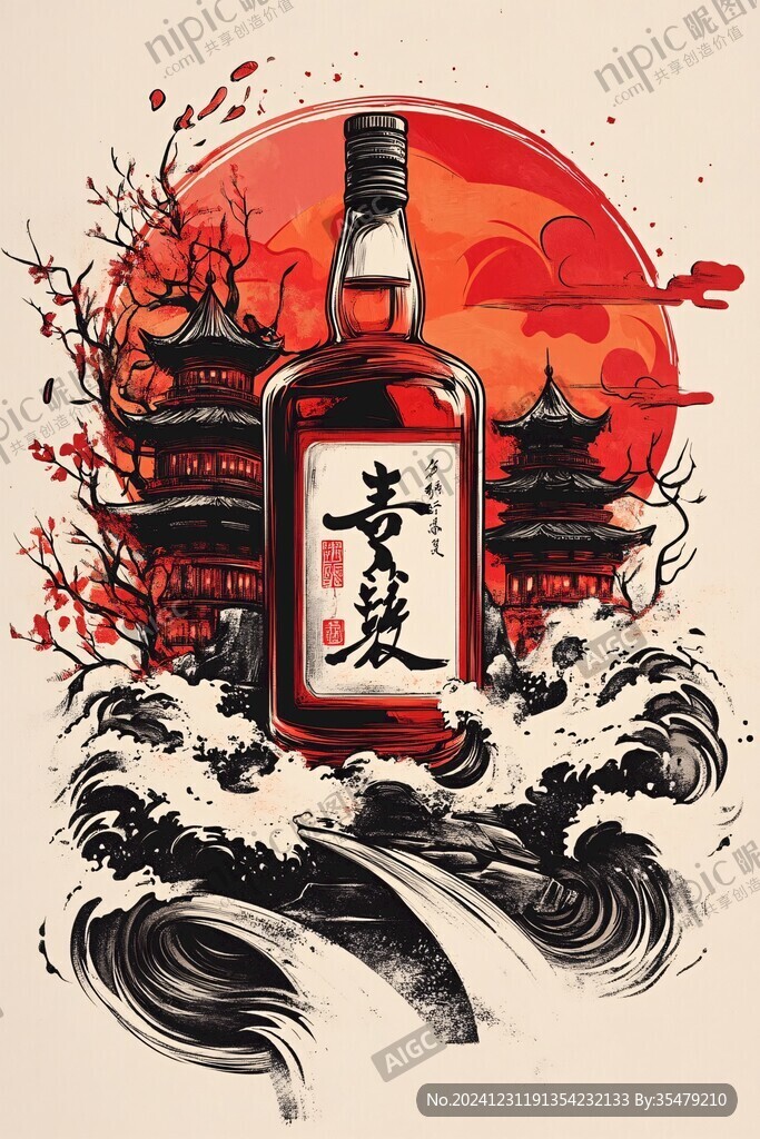 雄黄酒插画