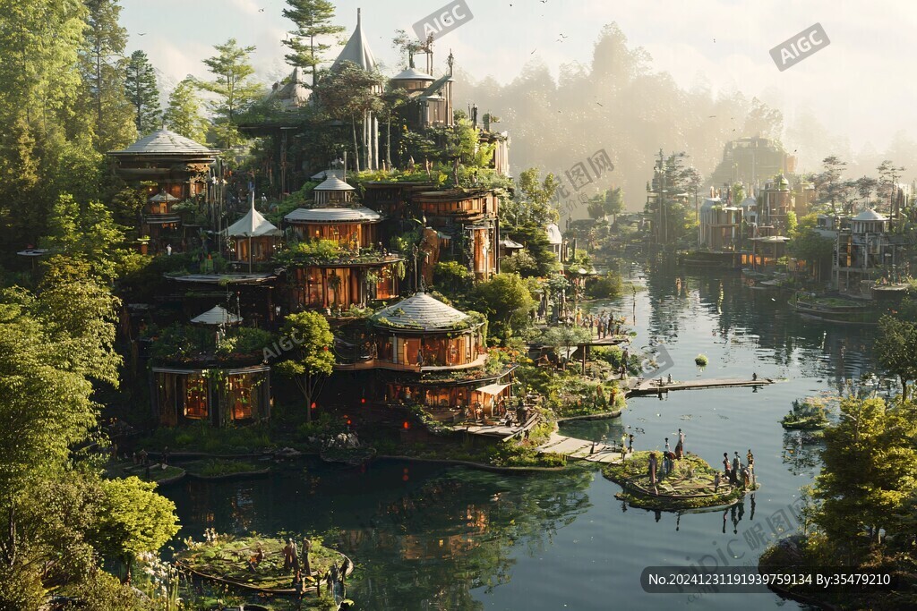 楼西双版纳悬浮岛设计