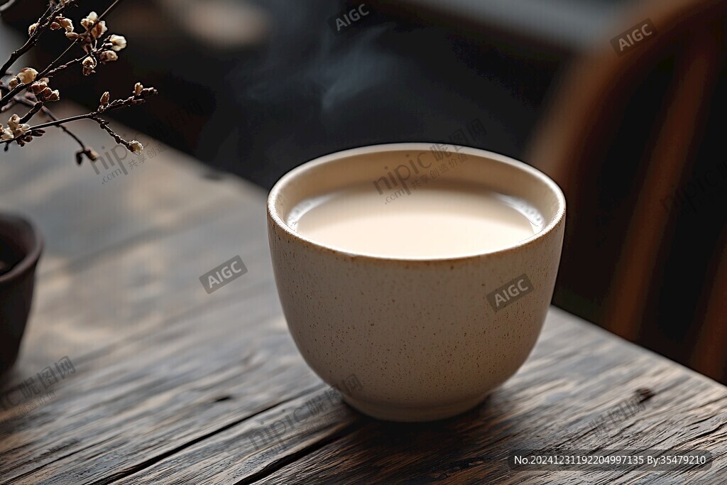 盛放青稞酒酥油茶