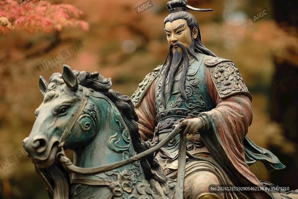 姜维神像
