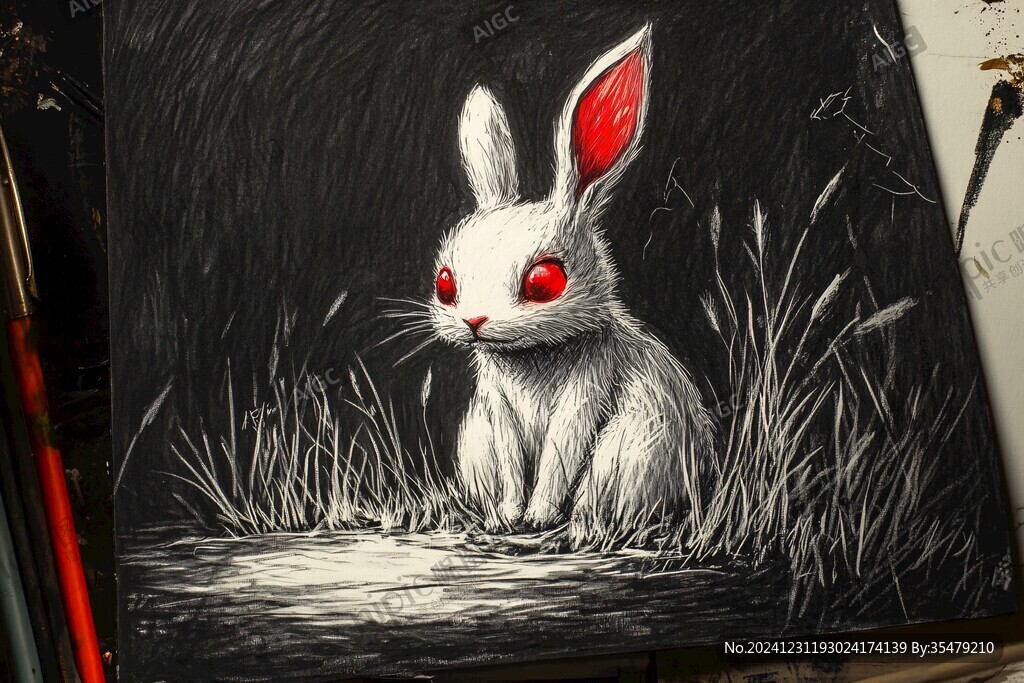 小兔临摹