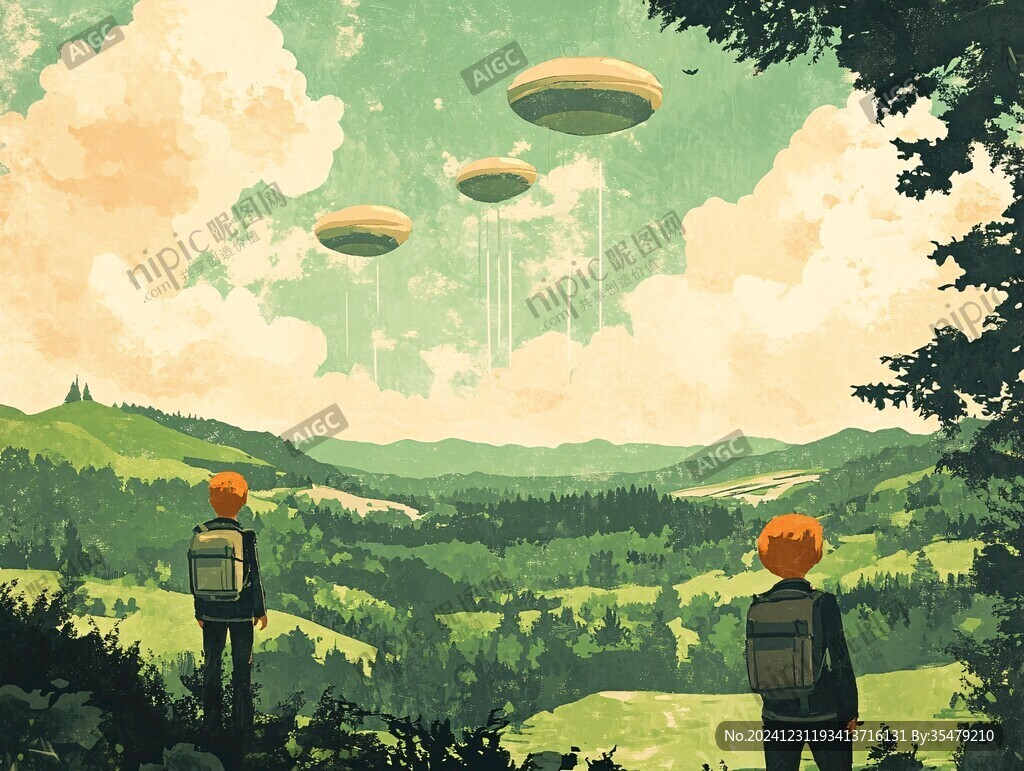 科普读物杂志插图配图