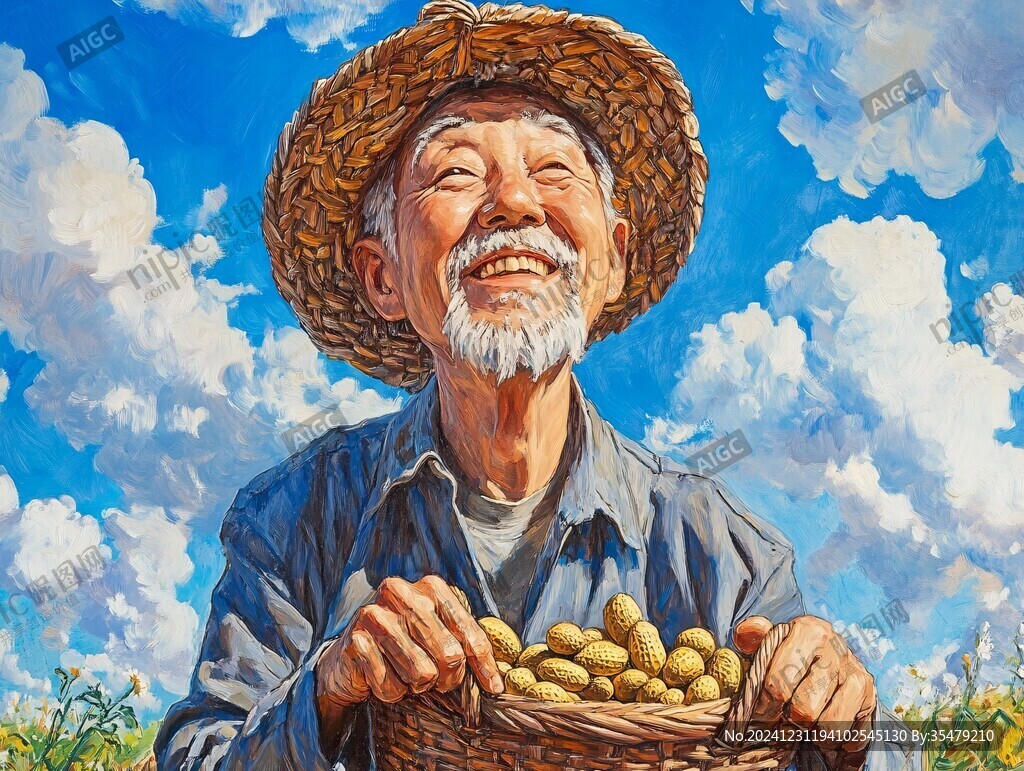 炒板栗意境画