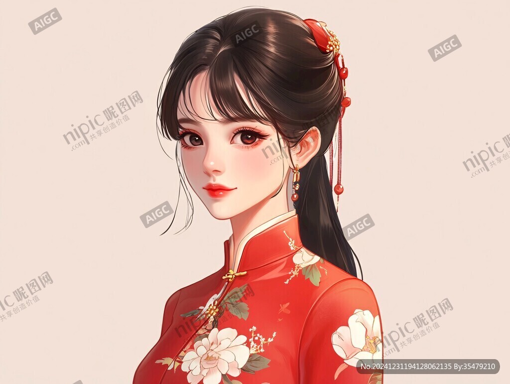 板绘人像
