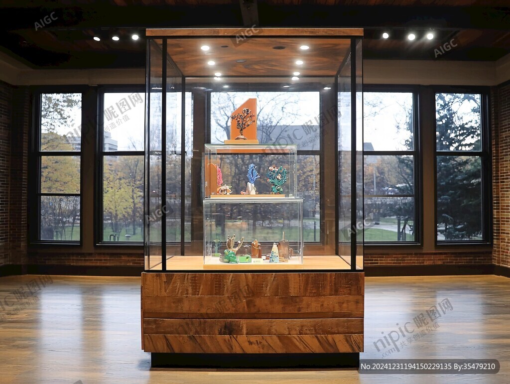 灵长类展柜