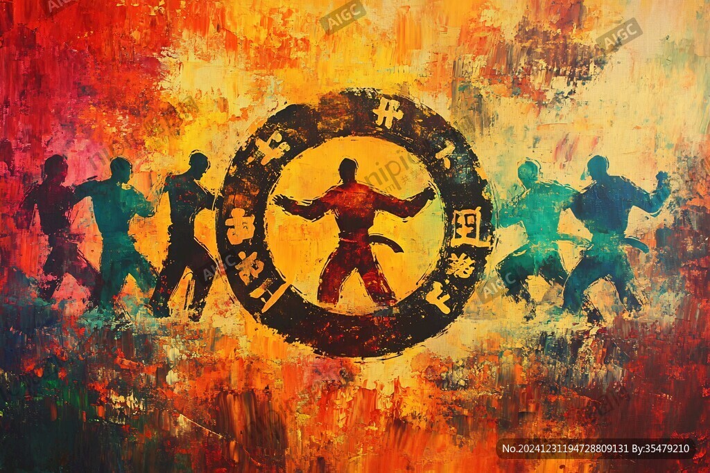 武术壁画
