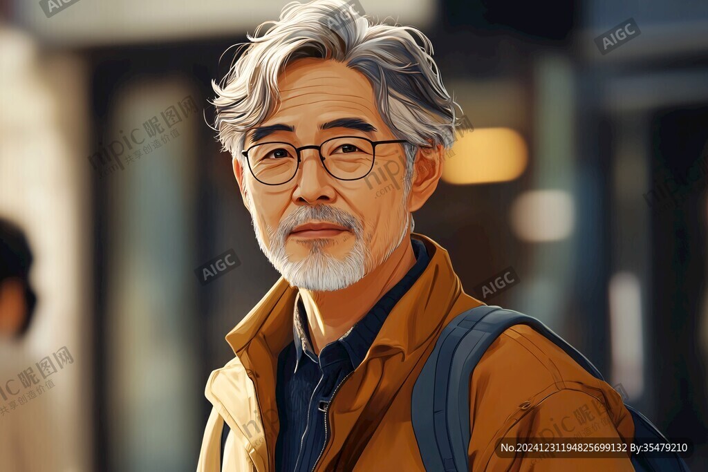 写实人物插画