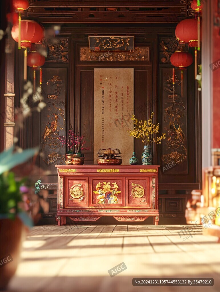 喜堂场景
