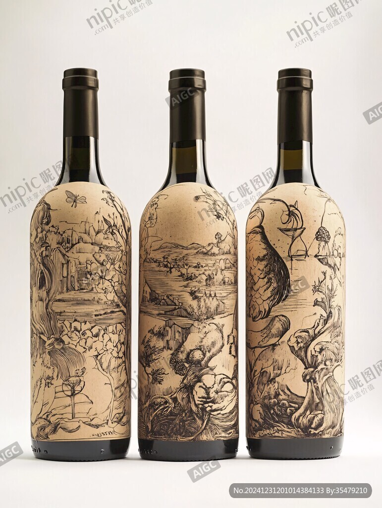 艺术酒瓶