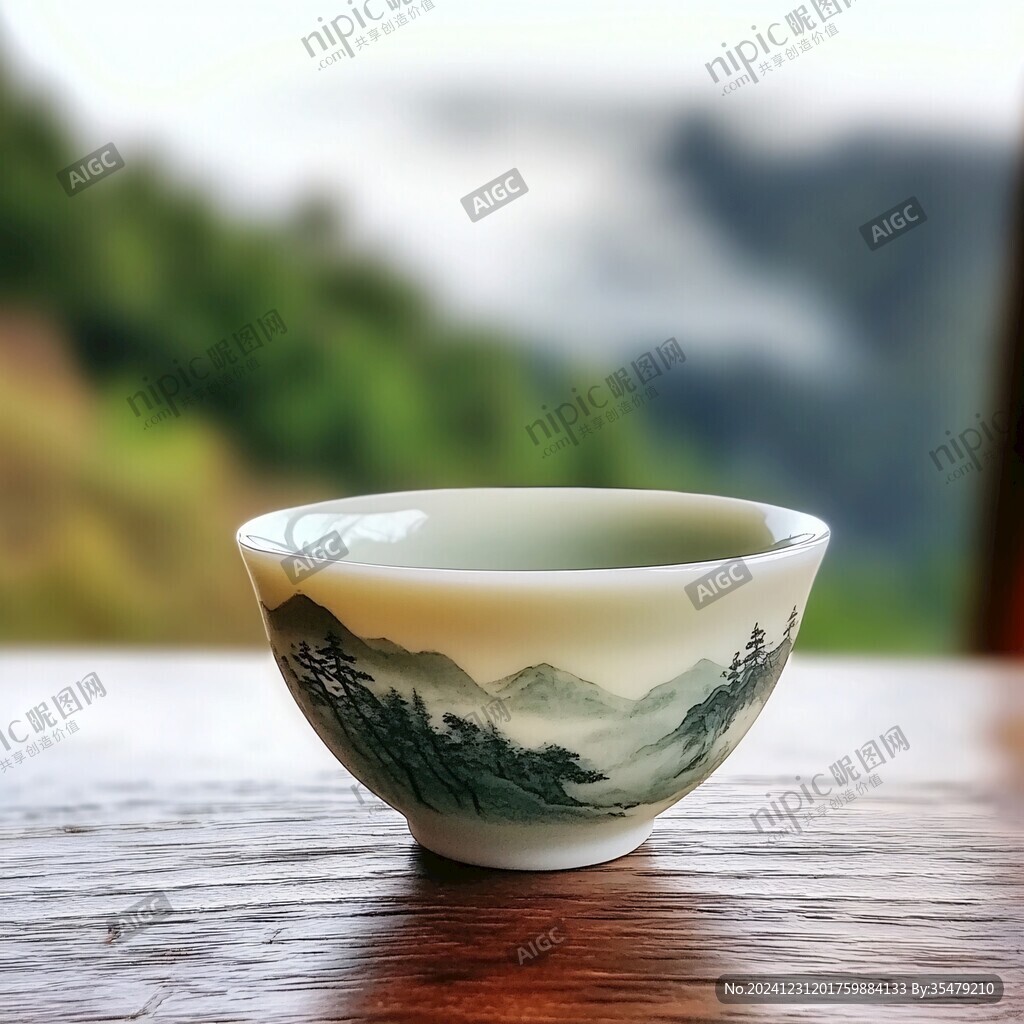 茶杯山水