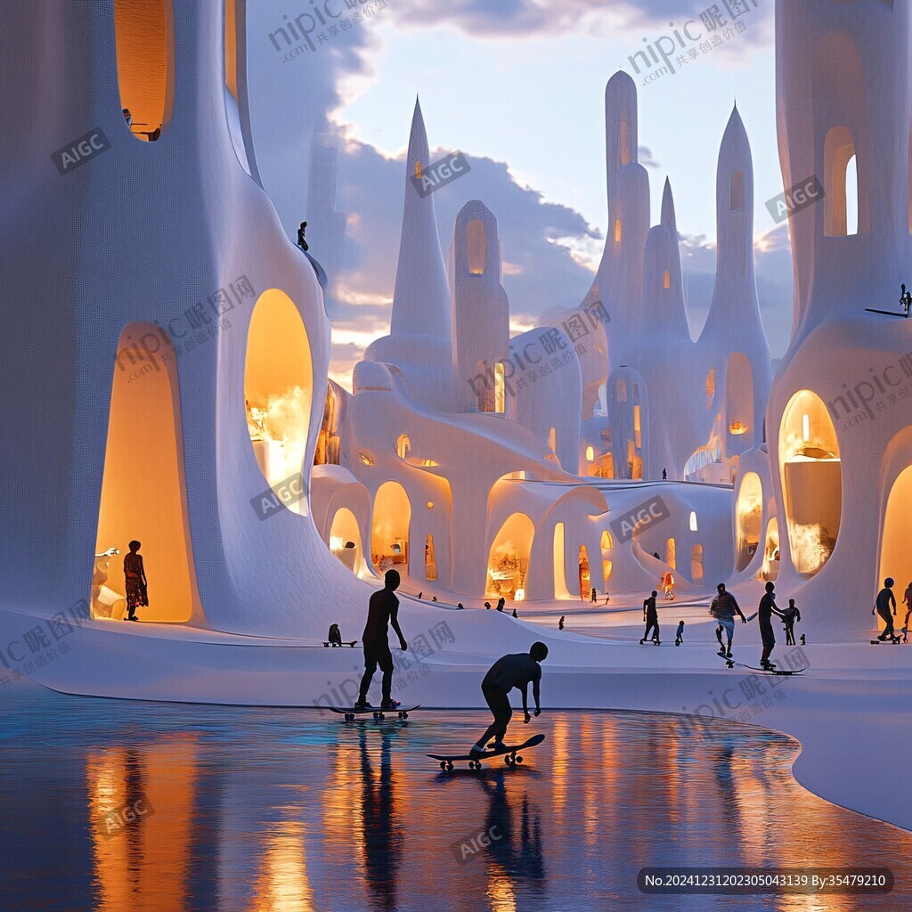 魅力挪威市悬浮岛设计