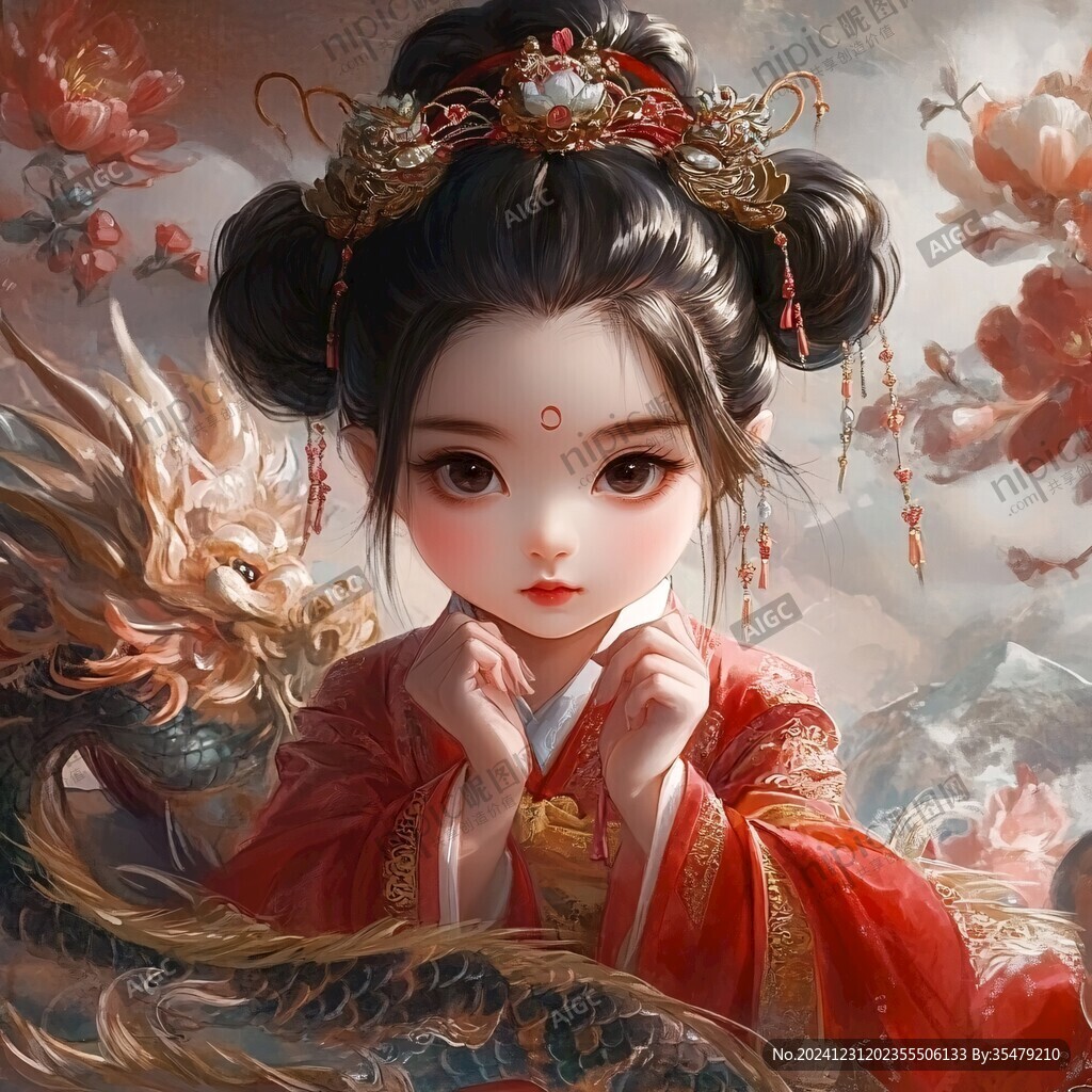 古风龙女ip
