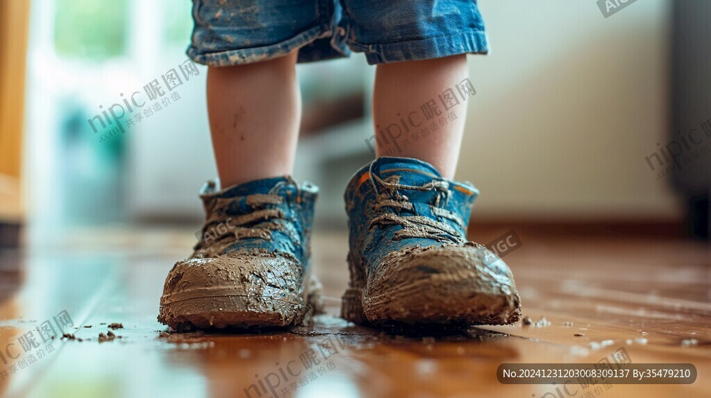 小孩穿鞋