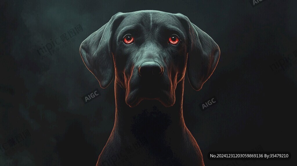 动物创意炫光效果