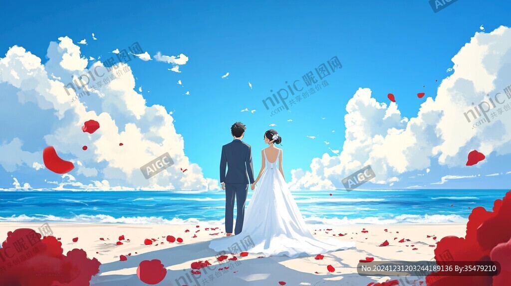 情侣婚庆背景
