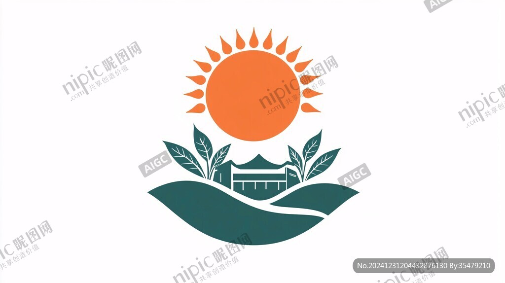 太阳农田标志