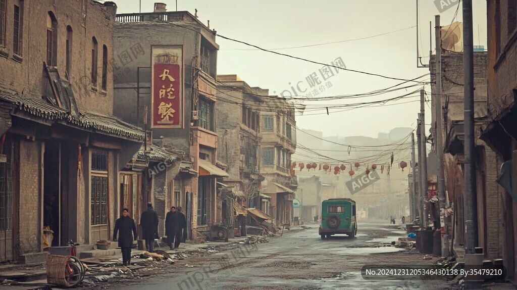 碛口镇街景