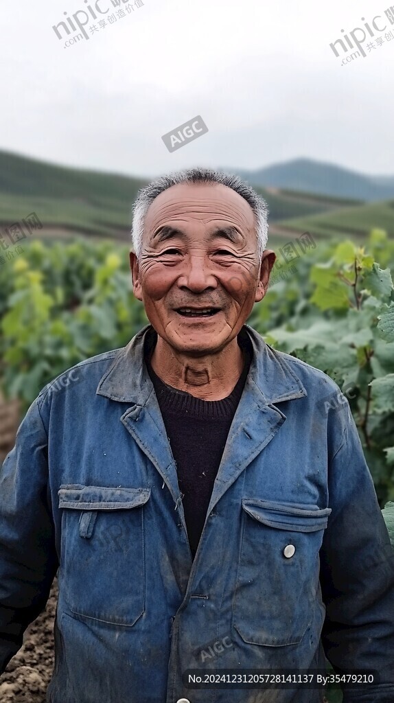 丰收笑脸