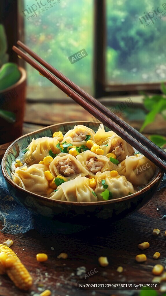 美味云吞拼烧麦