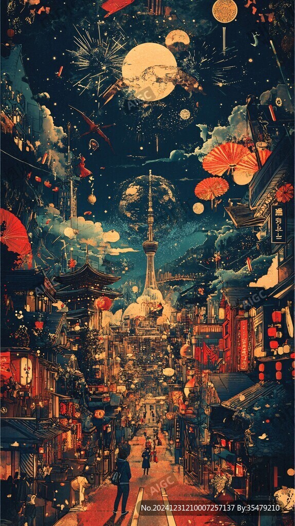 日系风插画