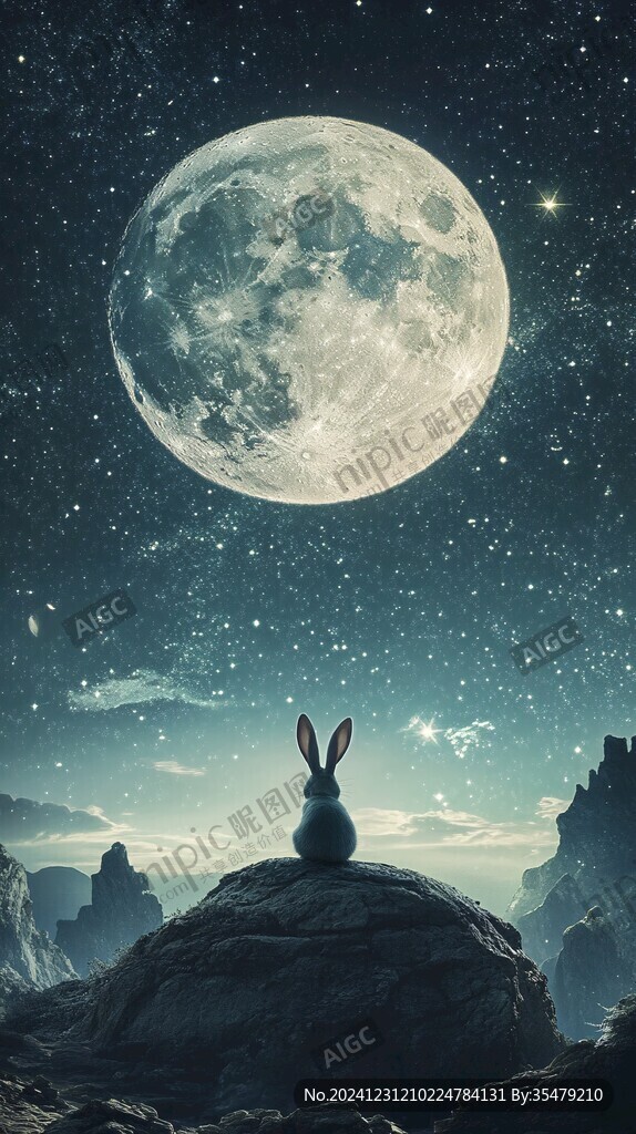 蓝月夜梦幻唯美奇幻