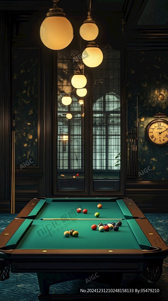 欧式台球室