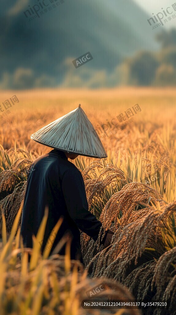 拾稻穗儿