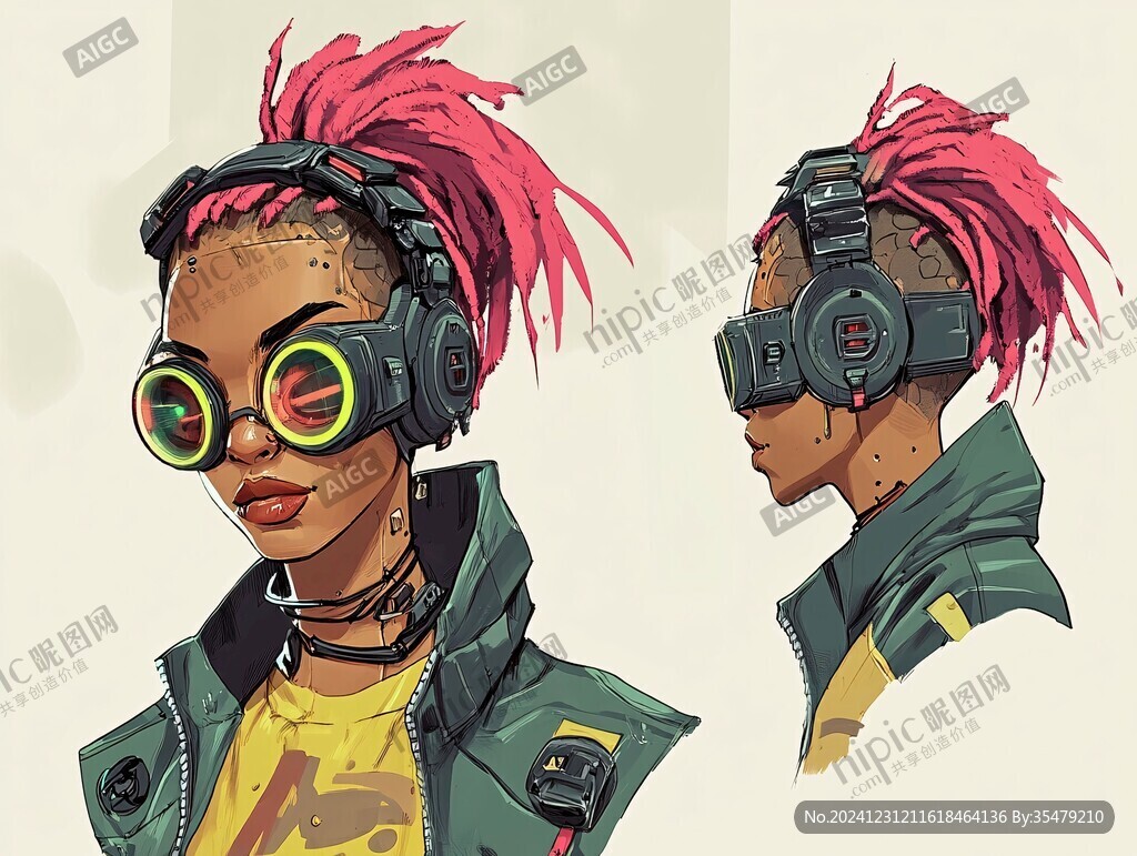 赛博朋克潮流人物