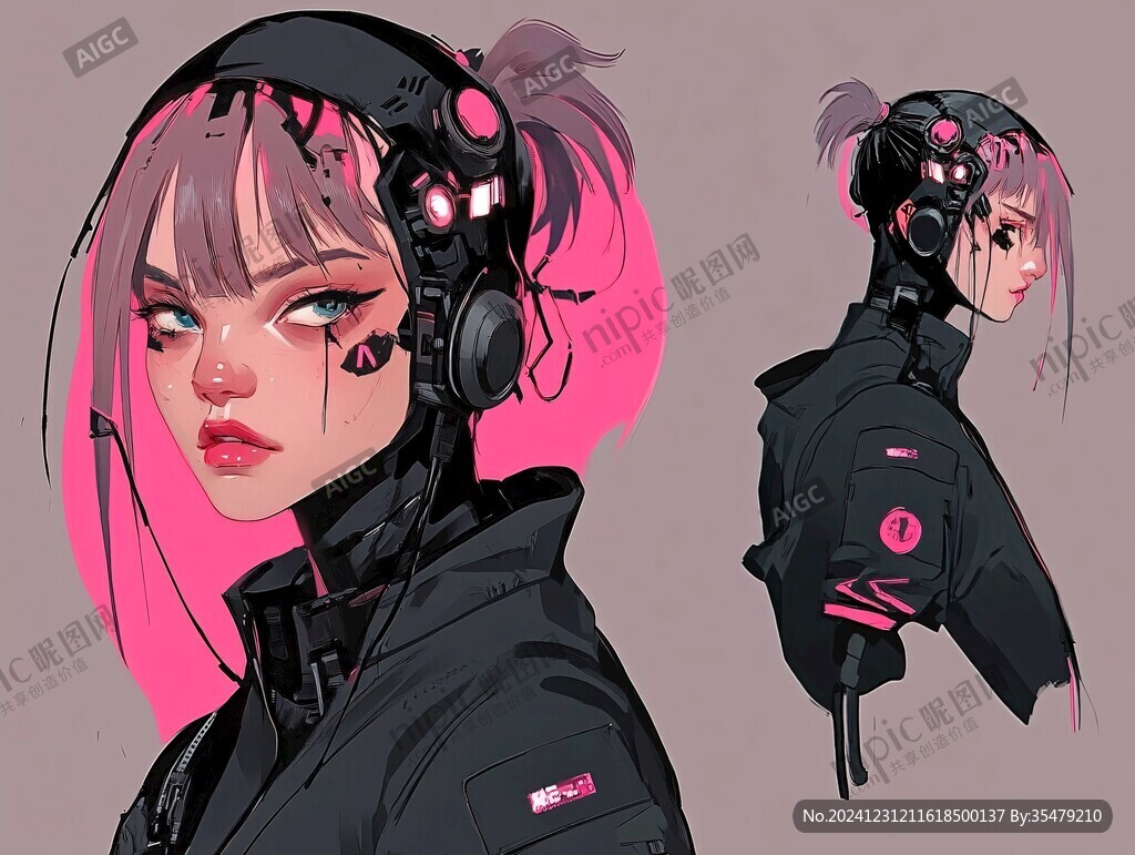 赛博朋克潮流人物