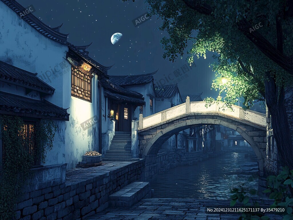 古代夜景模型