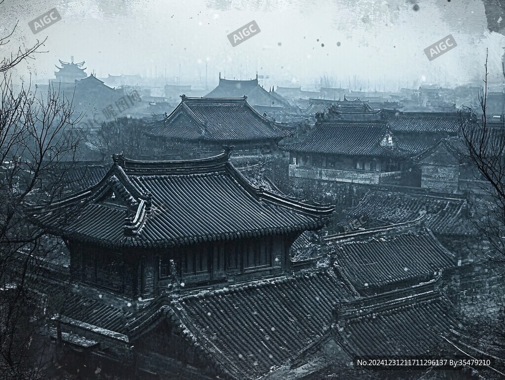 古风城市风光