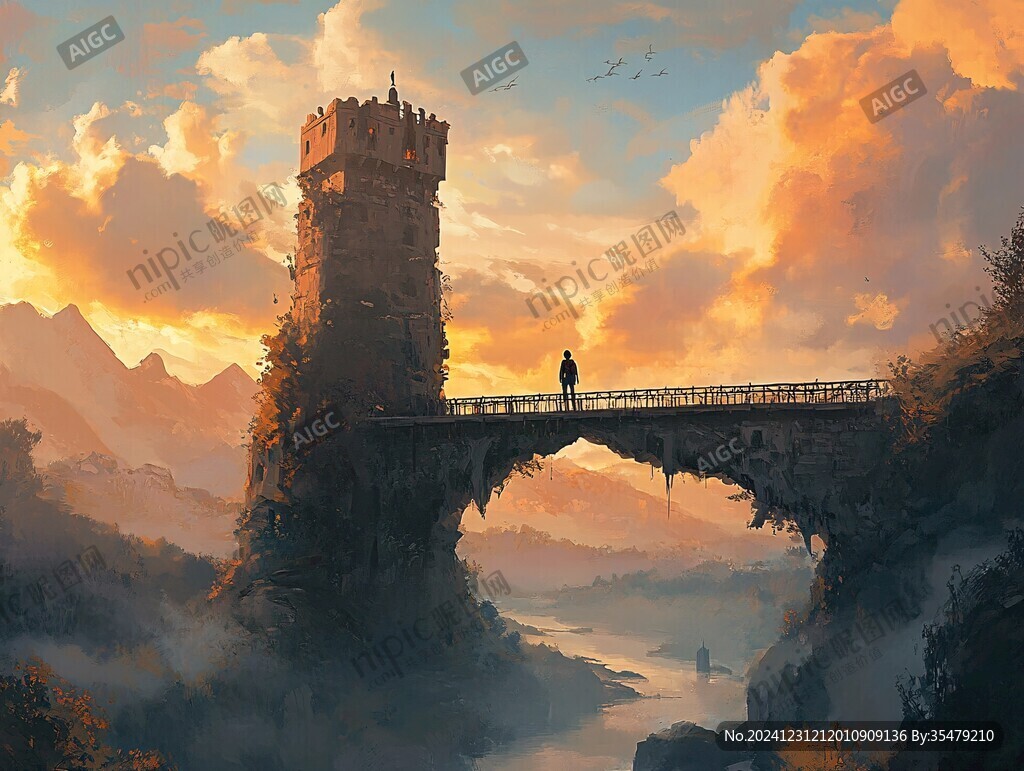 风景厚涂
